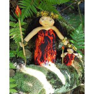 Huggable Hawaiian Art Doll Pele